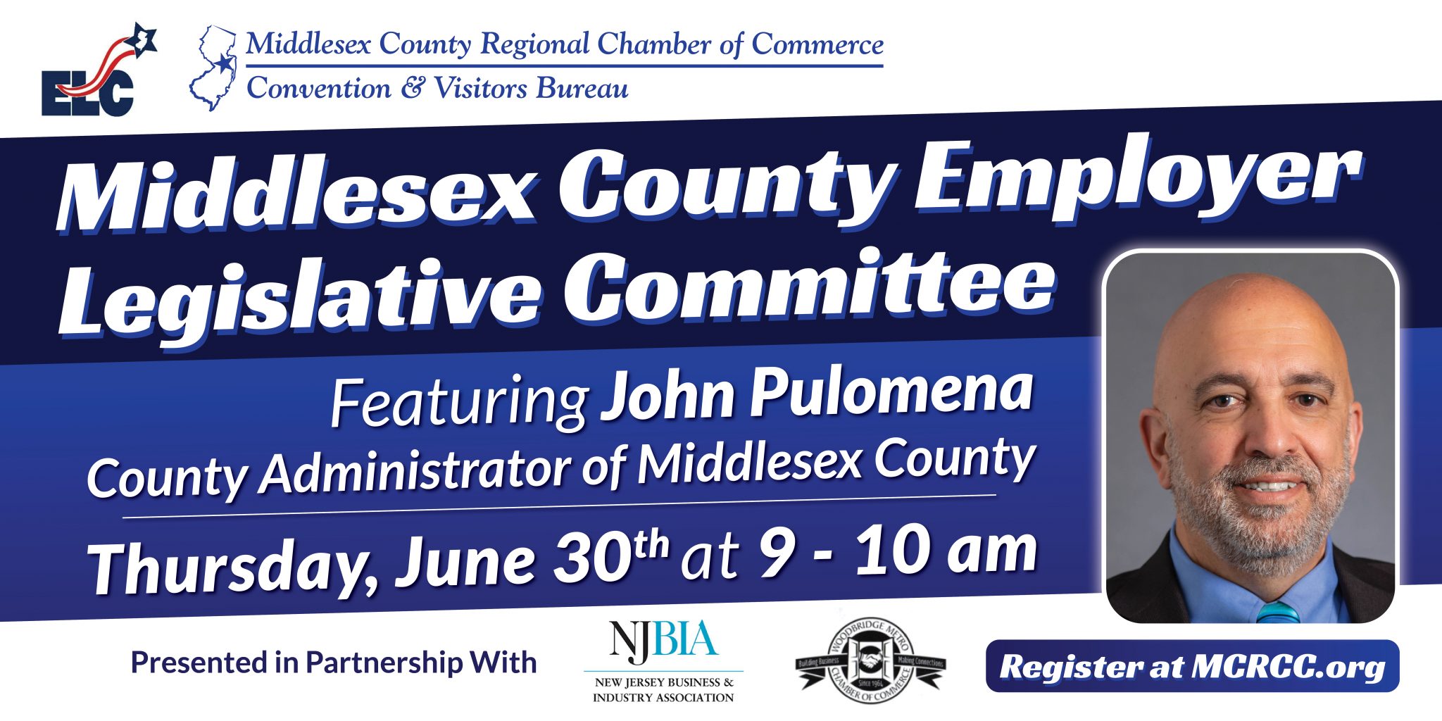 Middlesex County ELC Featuring County Administrator John Pulomena